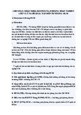 Lý thuyết chương 1: Khái niệm,đối tượng và phương pháp nghiên cứu học tập - môn tư tưởng Hồ Chí Minh