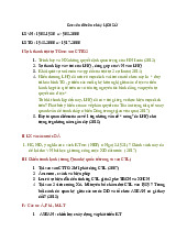 Các vấn đề cần chú ý Lịch sử | Trường Đại học Luật, Đại học Quốc gia Hà Nội