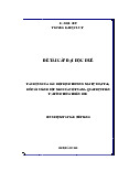 Báo cáo luận án  Nghiên cứu về cơ hội và thách thức của EVFTA tại Nhà máy Huế - Luật kinh tế | Trường đại học Luật, đại học Huế
