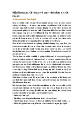 Mẫu Đơn xin rút hồ sơ và cách viết đơn xin rút hồ sơ