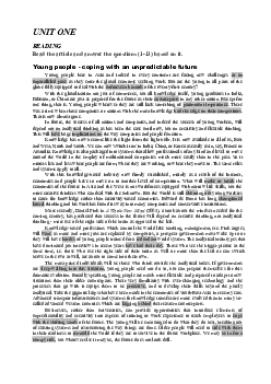 Chuyên đề Reading bồi dưỡng đội tuyển HSG dự thi Quốc Gia THPT