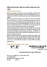 Mẫu biên bản bàn giao thư viện trường học mới nhất