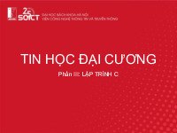 Bài giảng tin học đại cương | Đại học Bách Khoa Hà Nội
