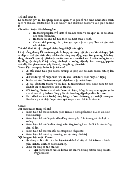 Bài tập môn Kinh tế chính trị Mác - Lênin