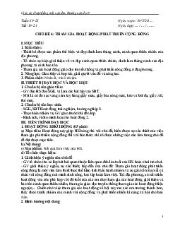 Giáo án Hoạt động trải nghiệm hướng nghiệp 8 HK2 | Chân trời sáng tạo