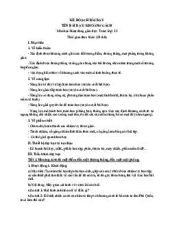 Bài 26: Khoảng cách | Giáo án Toán 11 Kết nối tri thức