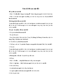 Tóm tắt Đi san mặt đất Ngữ Văn 10 sách Chân Trời Sáng Tạo