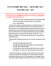 Lý Thuyết và Mối Quan Hệ Ý Thức, Vật Chất môn Triết học Mác - Lênin | Trường Đại học Khoa học Tự nhiên, Đại học Quốc gia Thành phố Hồ Chí Minh