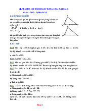 Bài Tập Hình Học 7 Trường Hợp Bằng Nhau Thứ Hai Của Tam Giác Có Lời Giải