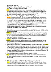 Trắc nghiệm và khẳng định đúng sai môn Pháp luật đại cương | Trường đại học Mở Hà Nội