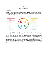Bài kiểm tra DISC | Đại học Tây Đô