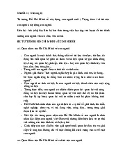 .Chủ đề 14: Tư tưởng Hồ Chí Minh về Xây dựng Con người Mới- Đề cương môn tư tưởng Hồ Chí Minh-Trường Đại học Tài nguyên và môi trường Hà Nội