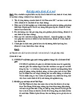 Bài tập môn kinh tế vi mô | Trường Đại học Kinh Tế - Luật