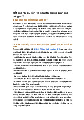 Mất bao nhiêu tiền (tài sản) thì được trình báo công an?