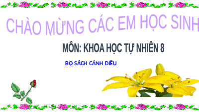 Giáo án điện tử Khoa học tự nhiên 8 Bài 23 Cánh diều: Cường độ dòng điện và hiệu điện thế