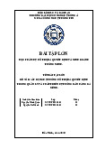 Bài tập lớn môn Hỗ trợ ra quyết định và kinh doanh thông minh | Đại học Công nghệ Đông Á