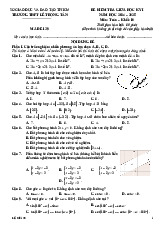 Đề giữa học kỳ 1 Toán 10 năm 2024 – 2025 trường THPT Lê Trọng Tấn – TP HCM