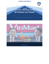 Phân Tích Thương Vụ M&A Masan Mua Lại VinMart - Kinh Tế Đầu Tư 2