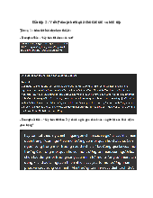 Bài tập Viết Prompt hiệu quả cho các tác vụ học tập môn Nhập môn công nghệ số và trí tuệ nhân tạo | Đại học Quốc gia Hà Nội