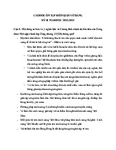 Câu hỏi ôn tập môn Lịch sử Đảng 2022-2023 | Đại học Nội Vụ Hà Nội
