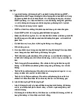 Đề cương môn Lập trình hướng đối tượng - Trường Đại học lao động -  xã hội