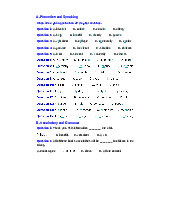 Phonetics and Speaking: Pronunciation and Vocabulary Quiz  | Thực tập cơ bản | Trường Đại học Bách Khoa Hà Nội