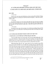 Tóm tắt nội dung từ trang 69 đến 141  môn Tư tưởng Hồ Chí Minh  | Trường Đại học Khoa học Tự nhiên, Đại học Quốc gia Thành phố Hồ Chí Minh