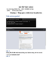 Bài tập thực hành môn Các hệ thống phân tán và ứng dụng | Trường Đại học Bách Khoa Hà Nội