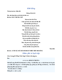 Giải SGK môn Tiếng Việt lớp 2 - Bài 1: Ai ngoan sẽ được thưởng  | Chân trời sáng tạo