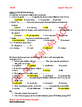 Tổng hợp key đề tiếng anh cơ bản 2: Đề 1| Học viện tài chính