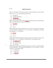 Đề cương ôn tập - Đề 1 môn Máy điện | Đại học Bách Khoa Hà Nội