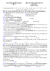 Đề thi thử tốt nghiệp THPT 2025 môn Hóa bám sát đề minh họa - Đề 33