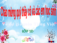 Giáo án điện tử Tiếng việt 1 bài 30 Cánh diều: Học vần: U, ư