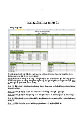 Bài kiểm tra Thống Kê Doanh Thu và Phân Tích Sản Phẩm | Đại học Kinh tế kỹ thuật công nghiệp