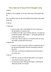 Nghị luận trình bày ý kiến về ứng xử trên không gian mạng (Dàn ý + 8 Mẫu) | Văn mẫu 10 Chân trời sáng tạo