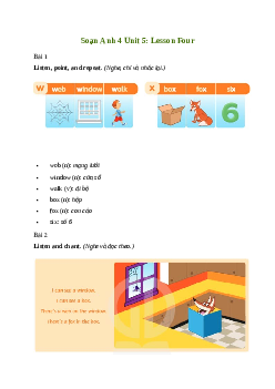 Giải Tiếng Anh lớp 4 Unit 5: Lesson Four | Family and Friends