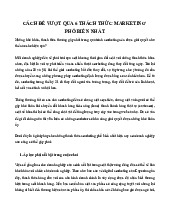 Giải Pháp Vượt Qua 6 Thách Thức Marketing Phổ Biến Nhất | Môn Marketing căn bản - Đại học Công Nghệ Đông Á