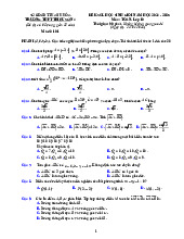 Đề KSCL học sinh giỏi Toán 10 năm 2024 – 2025 trường THPT Triệu Sơn 4 – Thanh Hóa