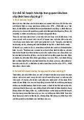 Cơ chế kế hoạch hóa tập trung quan liêu bao cấp (thời bao cấp) là gì?