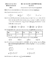 Đề thi thử tốt nghiệp THPT 2025 môn Toán bám sát đề minh họa - Đề 51