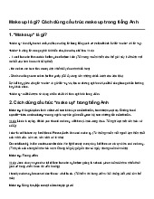 Make up là gì? Cách dùng cấu trúc make up trong tiếng Anh