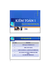 Chương 1 Tổng quan về kiểm toán | Môn Kiểm toán căn bản 1 - Đại học Sư phạm Kỹ thuật Thành phố Hồ Chí Minh