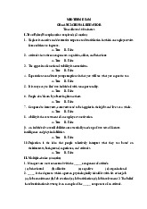 Kiểm tra giữa kỳ Kinh tế chính trị | Đại học Thái Nguyên