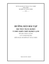 Bài Tập điện lạnh môn Điện tử: Kỹ thuật điện | Trường Đại Học Thái Nguyên