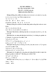 Bài tập Chương 4 - Đại số tuyến tính | Trường Đại học Phenika
