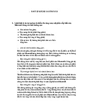 BÀI TẬP LƯỢNG CẦU TÀI SẢN | Trường Đại học Kinh Tế - Luật