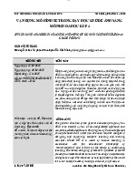 Vận dụng mô hình 5E trong dạy học Khoa học lớp 4 | Môn Giáo dục tiểu học - Đại học Thủ đô Hà Nội