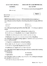 Đề thi thử tốt nghiệp THPT 2025 môn Lịch sử Sở GD&ĐT Hải Dương