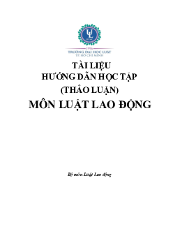 Đề cương ôn thi môn Luật lao động