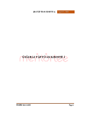 Lời Giải Bài Tập Toán Kinh Tế 1 | Học Viện Ngân Hàng